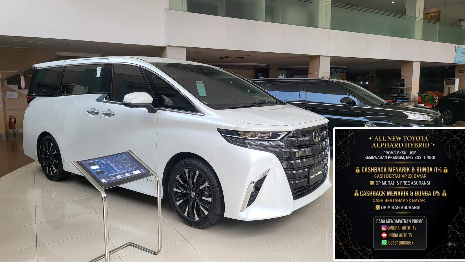 Perbedaan Alphard XE hybrid dengan Tipe G Hybrid nya